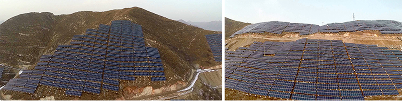 Hebei Qianxi 40MW Mountain Photovoltaic Power Station Project(图2)