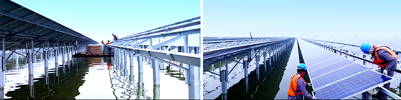 Zhejiang Longshan 400MW Water Surface Pile Photovoltaic Power Station Project(图3)
